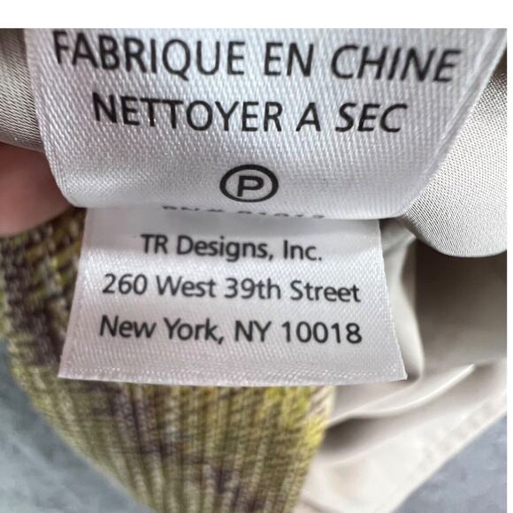 Revolve Tracy Reese Shift Dress XS Tan Zig Zag Rafia Cross Back Boho Retro NEW - Picture 14 of 16